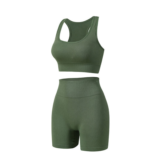 Women's Sports Bra & Shorts (Buy 2 Get 1 Free) + Free Shipping - Discount Applied At Checkout