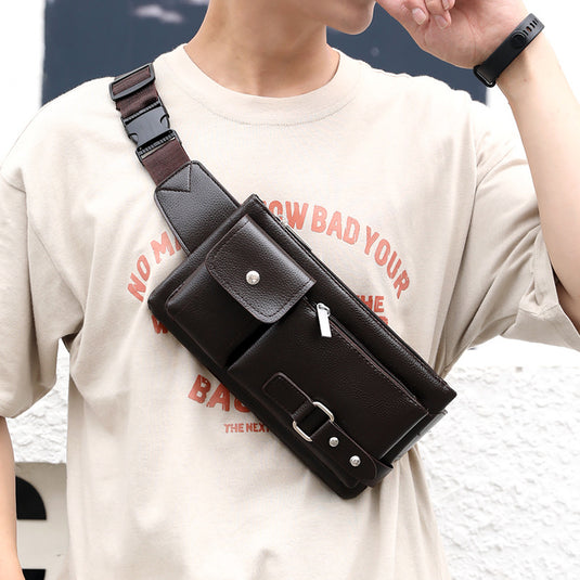 Men’s Leather Belt Bag — $19.99 each or Add 2 for $29.98 + Free Shipping - Discount Applied At Checkout
