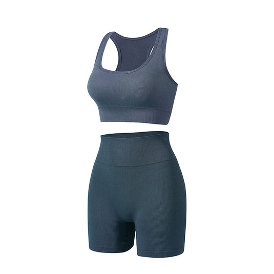 Women's Sports Bra & Shorts (Buy 2 Get 1 Free) + Free Shipping - Discount Applied At Checkout