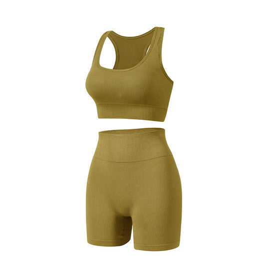 Women's Sports Bra & Shorts (Buy 2 Get 1 Free) + Free Shipping - Discount Applied At Checkout