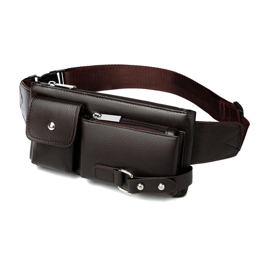 Men’s Leather Belt Bag — $19.99 each or Add 2 for $29.98 + Free Shipping - Discount Applied At Checkout