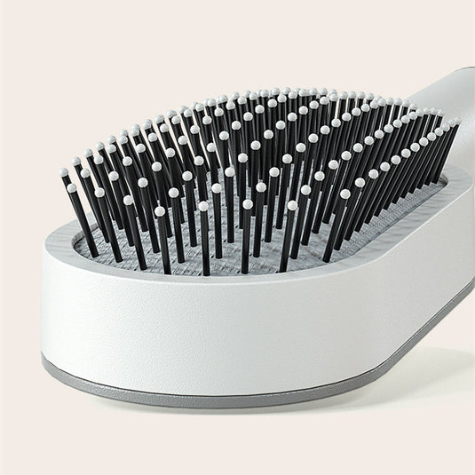 Self Cleaning Hair Brush Air Cushion Comb Press Type